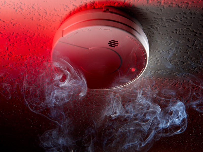 Picture of smoke detector
