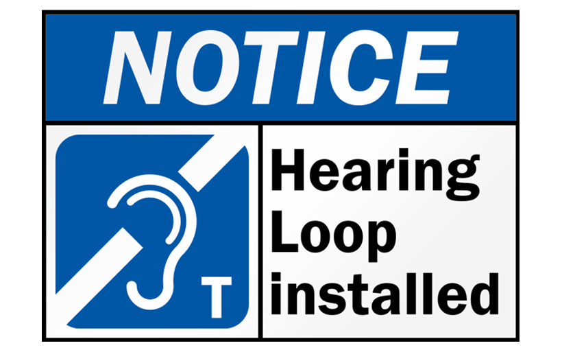 Sign for hearing loop