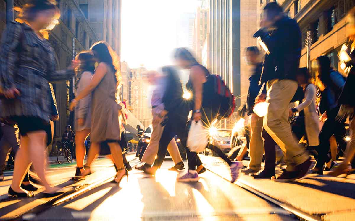 People living in the city suffering from hearing loss.