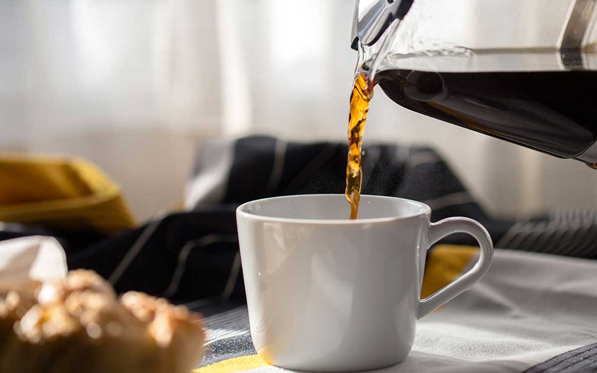 Coffee cup representing it's effect on Tinnitus.