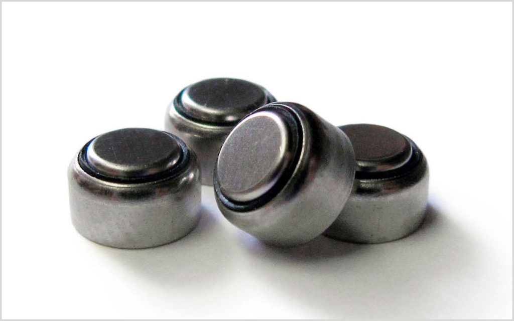 Hearing aid batteries.