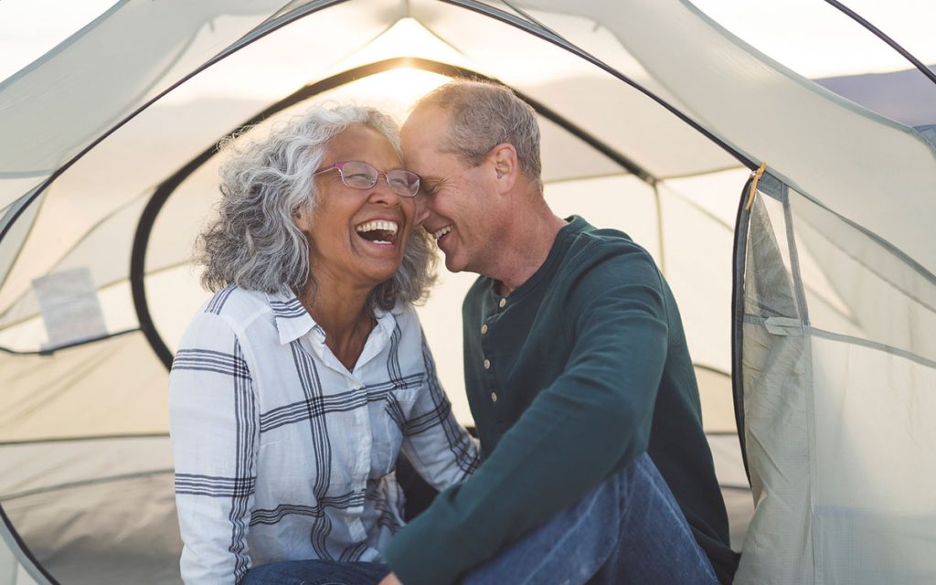 Happy middle aged couple