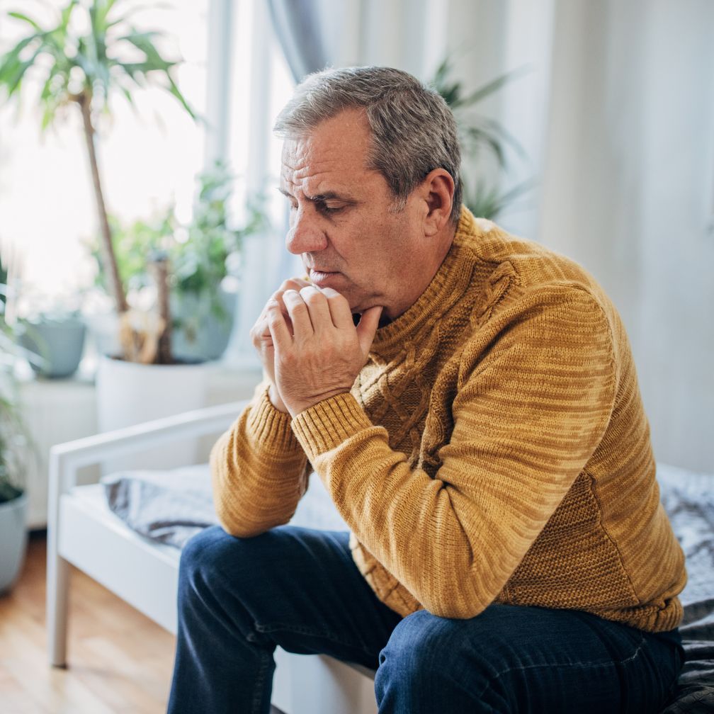Hearing loss and depression illustration